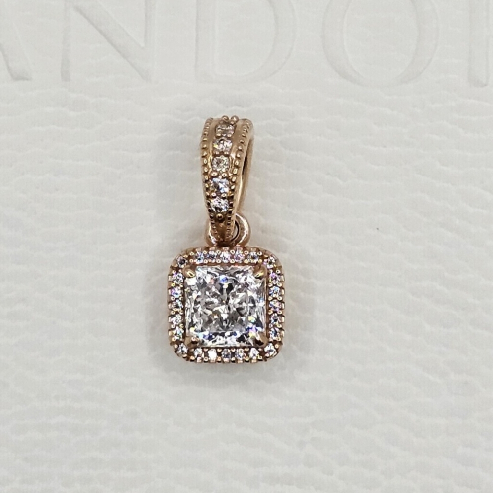 🎁Authentic Pandora ROSE TIMELESS DANGLE CHARM